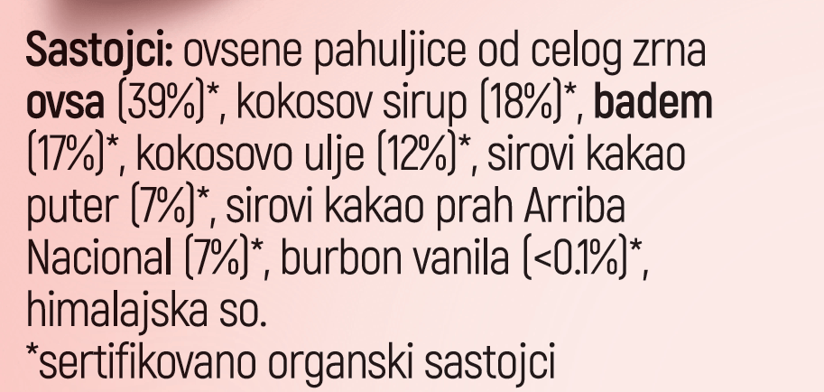 Organski Veganski Keks Mačkica – 45g
