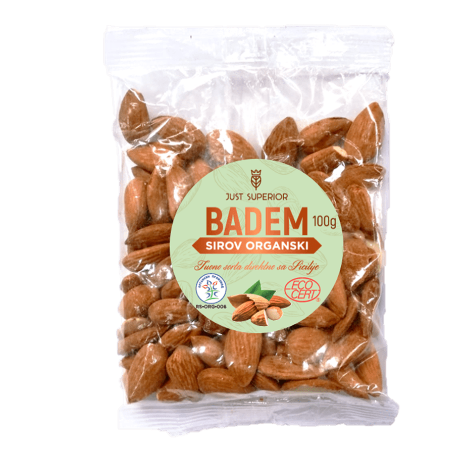 Organski Sirovi Badem – 100g