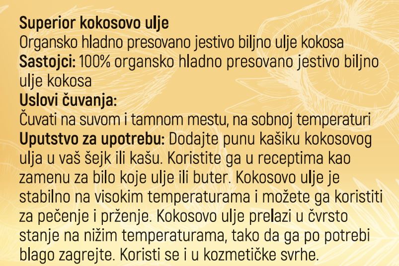 Kokosovo ulje u teglici