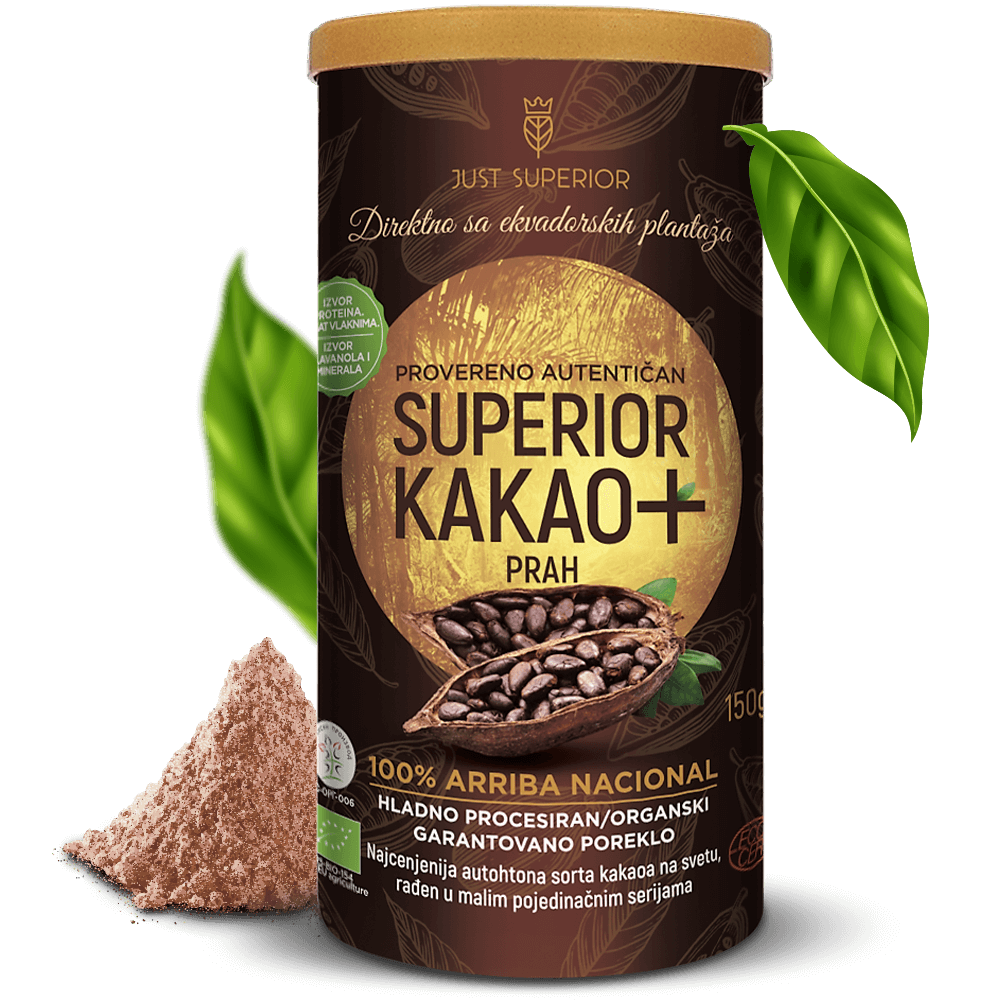 Organski sirov kakao prah Arriba Nacional - Just Superior