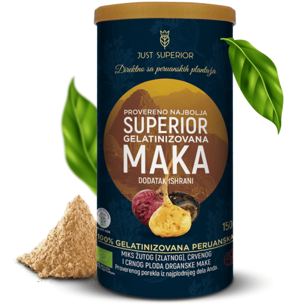 Organska Gelatinizovana Maka miks 3 boje – 150g