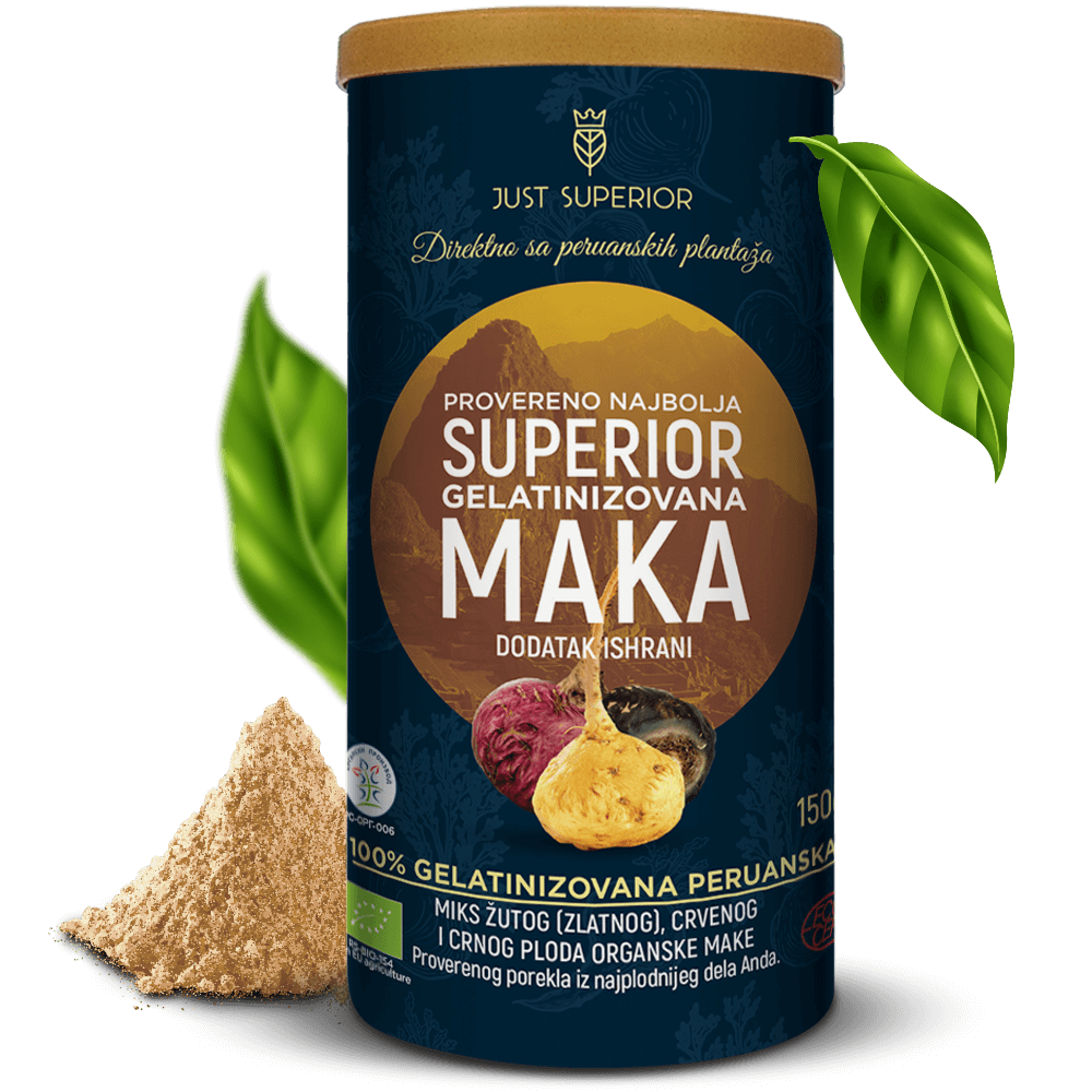 Organska Gelatinizovana Maka miks 3 boje