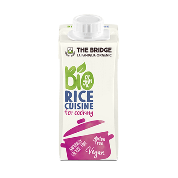 Organski veganski pirinčani krem za kuvanje (bez glutena) – 200 ml