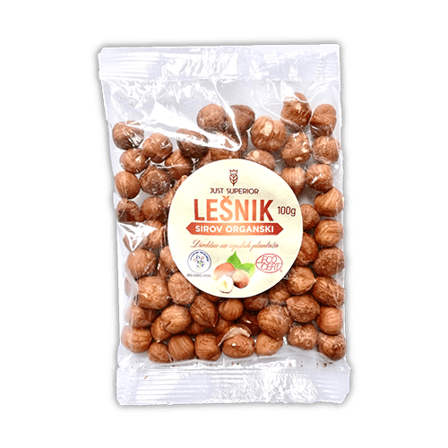 Organski sirovi lešnik – 100g