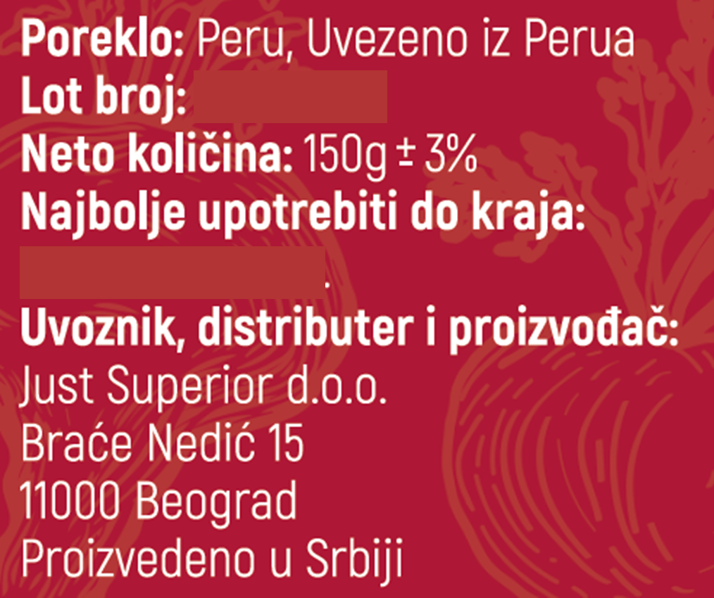 Organska Crvena Maka