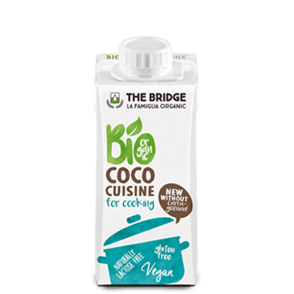 Organski veganski kokos krem za kuvanje (bez glutena) – 200 ml