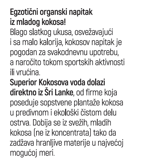 Organska kokosova voda u konzervi