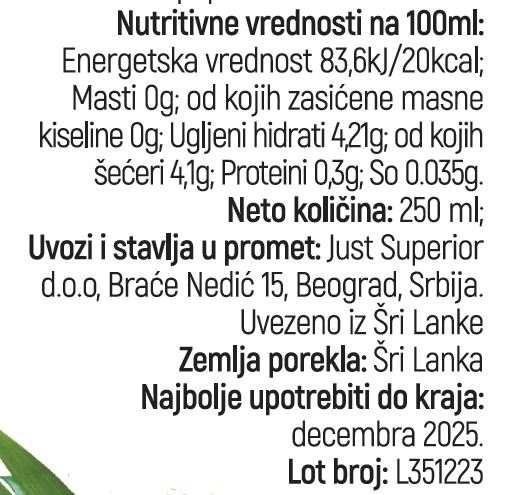 Organska kokosova voda u konzervi