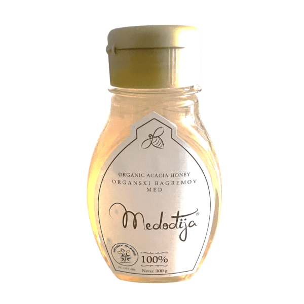 Organski bagremov med u bočici