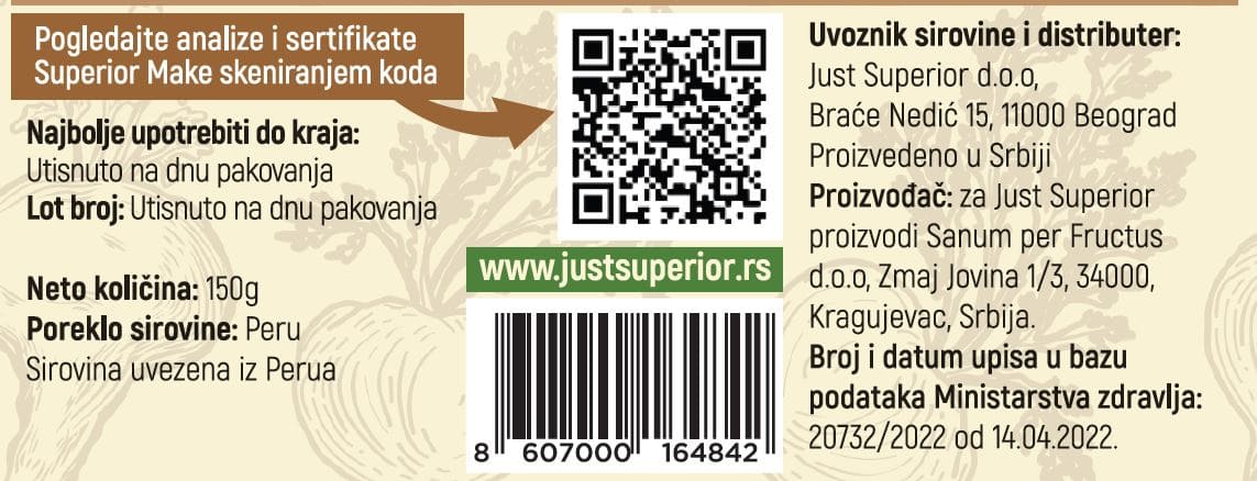 Zlatna maka u prahu – organska sirova maka miks 3 boje