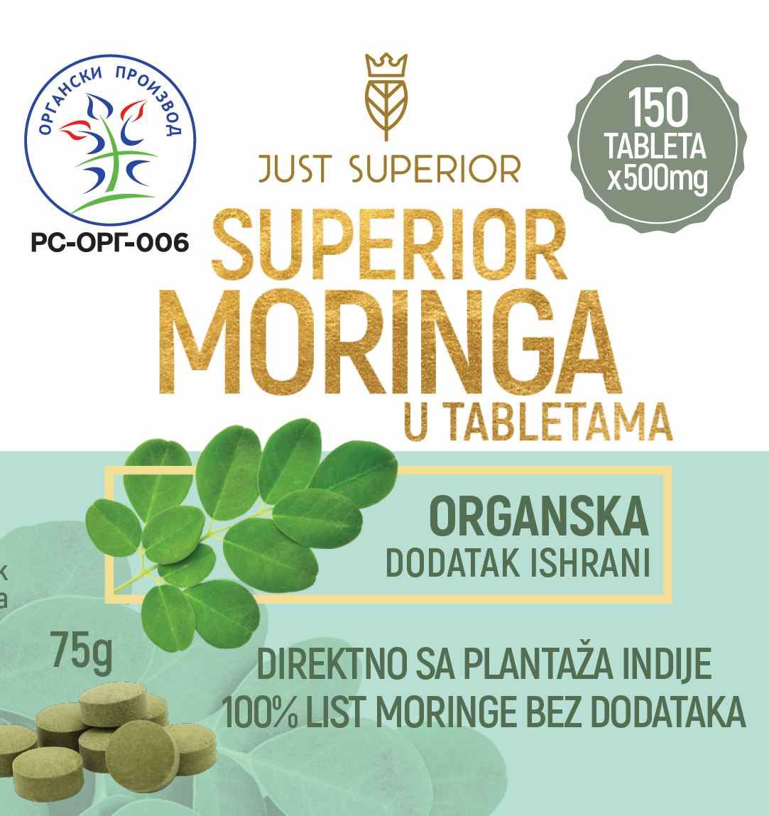 Moringa kapsule – Organske moringa tablete