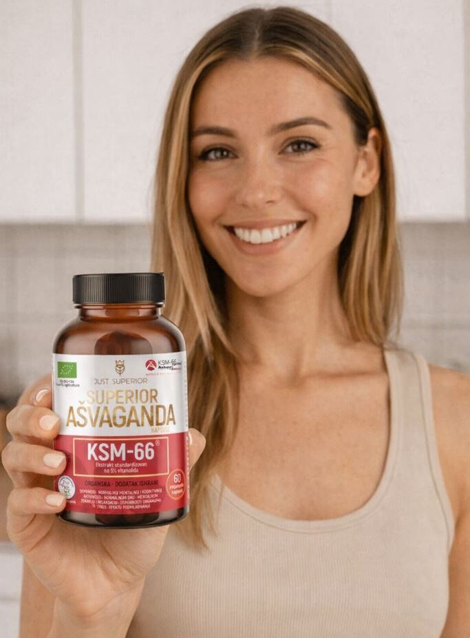 Organske ašvaganda kapsule KSM66 Just Superior pakovanje